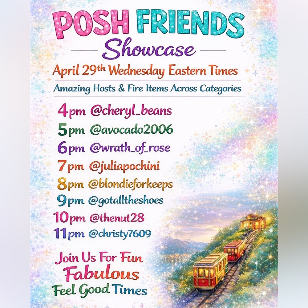 April 29th SHOWCASE WEDNESDAY Raid Train Come JOIN US as a Host!!